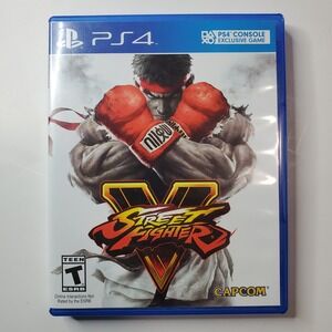Street Fighter V Sony PlayStation 4 PS4 Capcom Fighting Game 56017E Teen Rated
